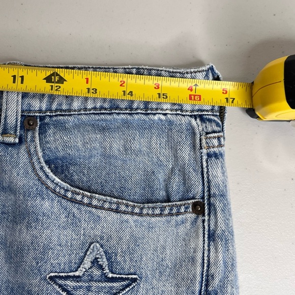 Ralph Lauren Denim & Supply Star Distressed Sz 29 Cropped Jeans - Picture 14 of 15